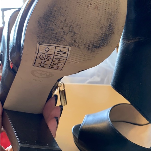 Michael Kors open toe booties - Picture 3 of 5